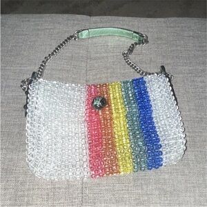 Kurt Geiger Multicolor Beaded Shoulder Bag
